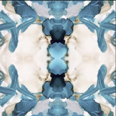 515 Velvet w/ Light Blue Velvet Backing Pillow 22x22