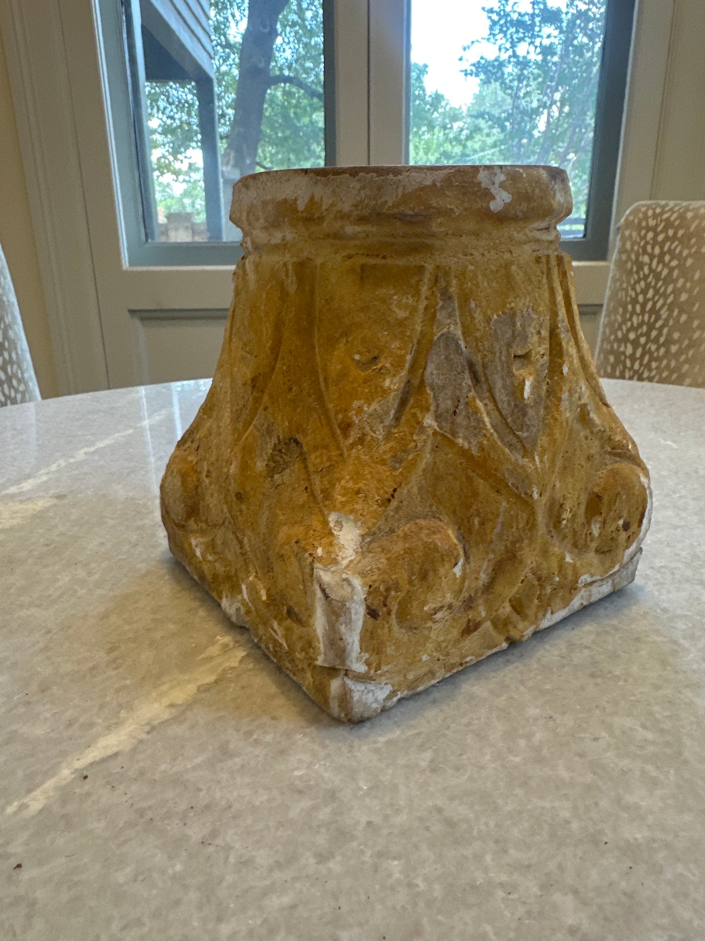 Carved Pillar Base Mini