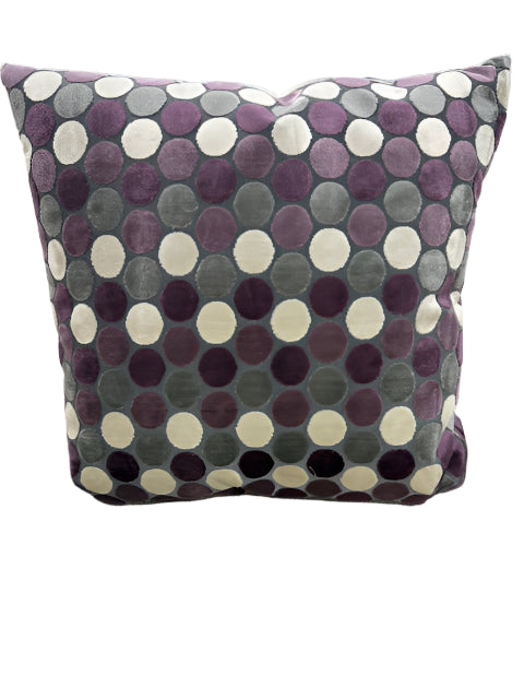HB Purple Polka Dot Pillow