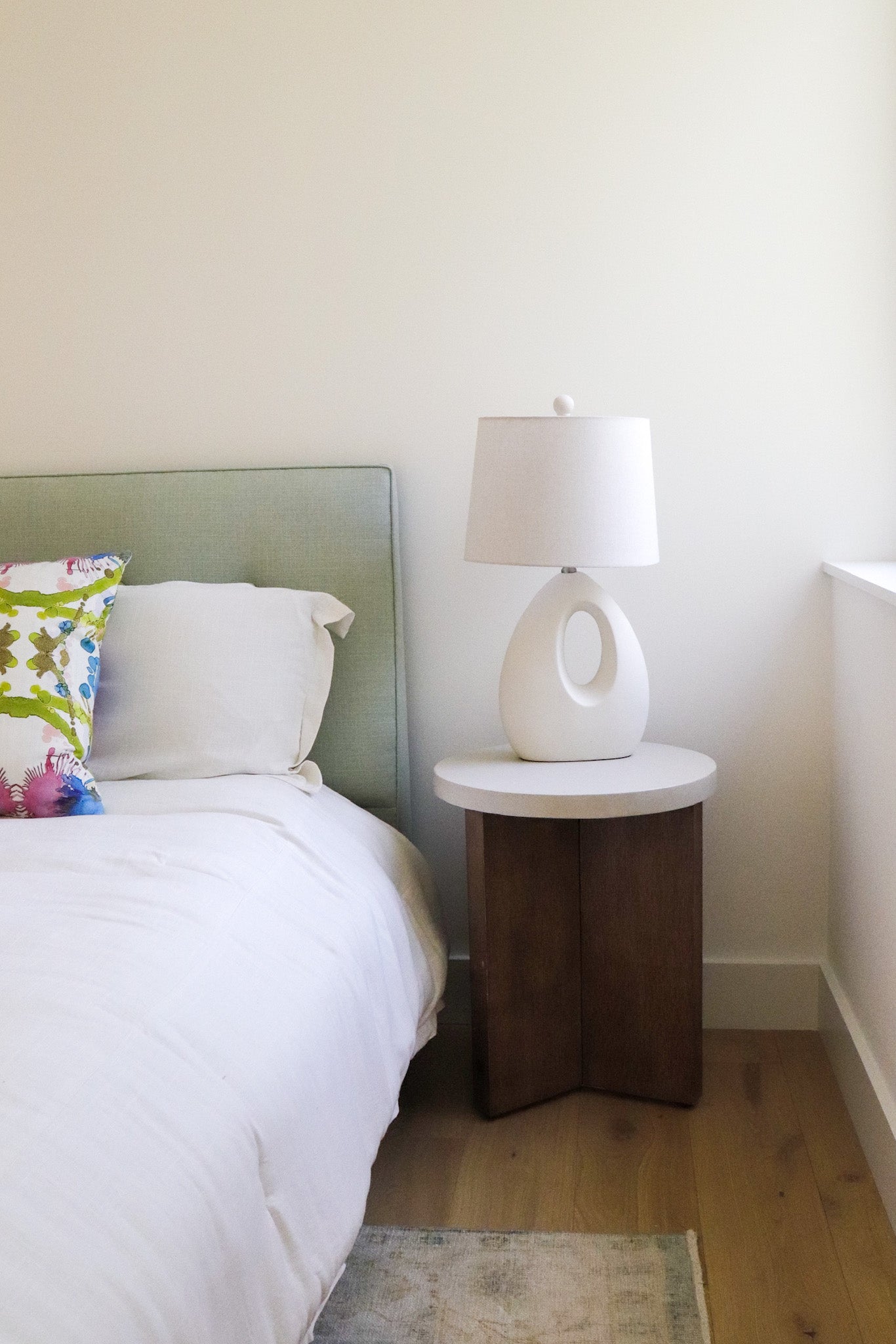 Upholstered Queen Bed - Turbo Rain