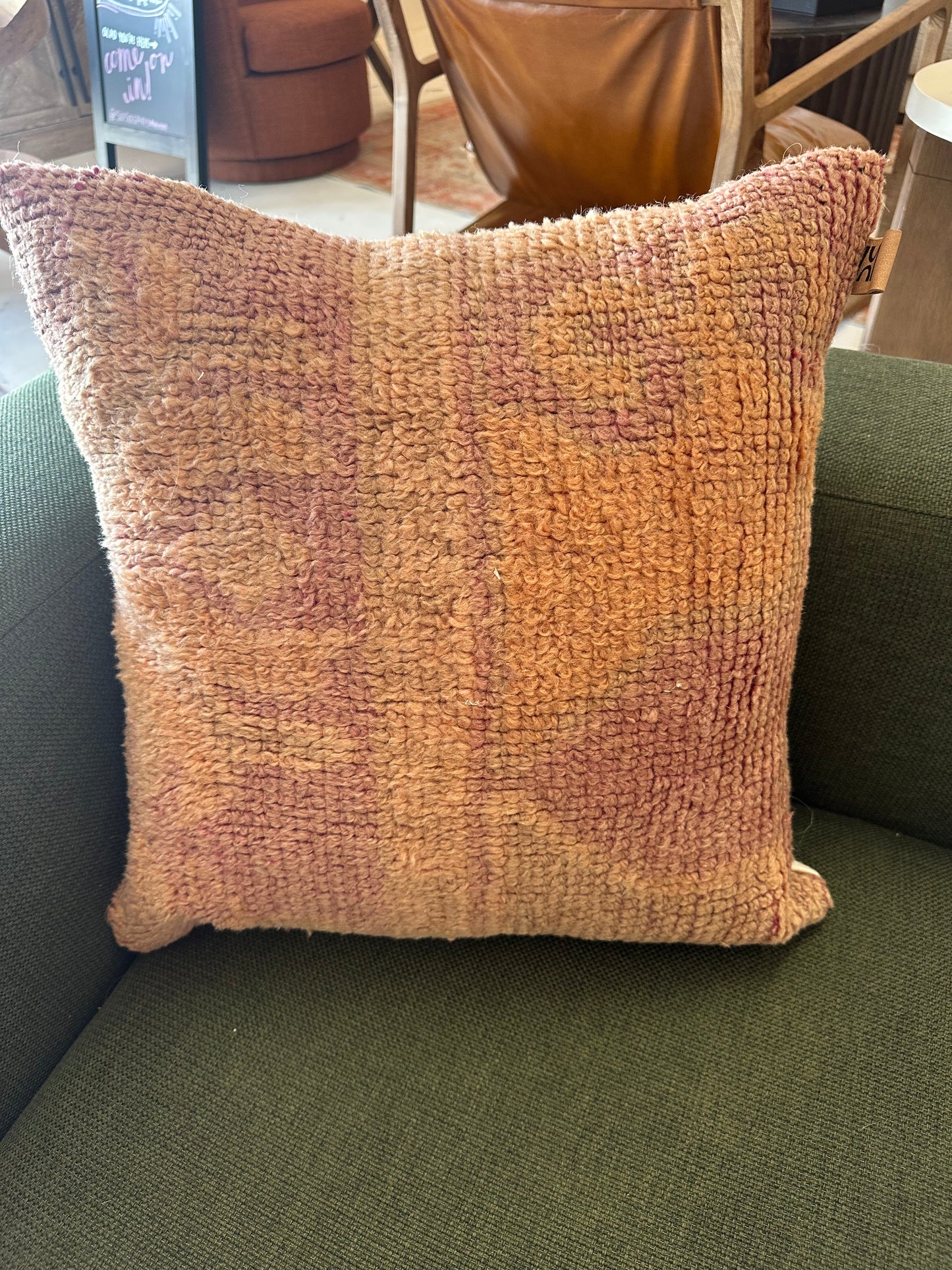 Burnished Textile Pillow