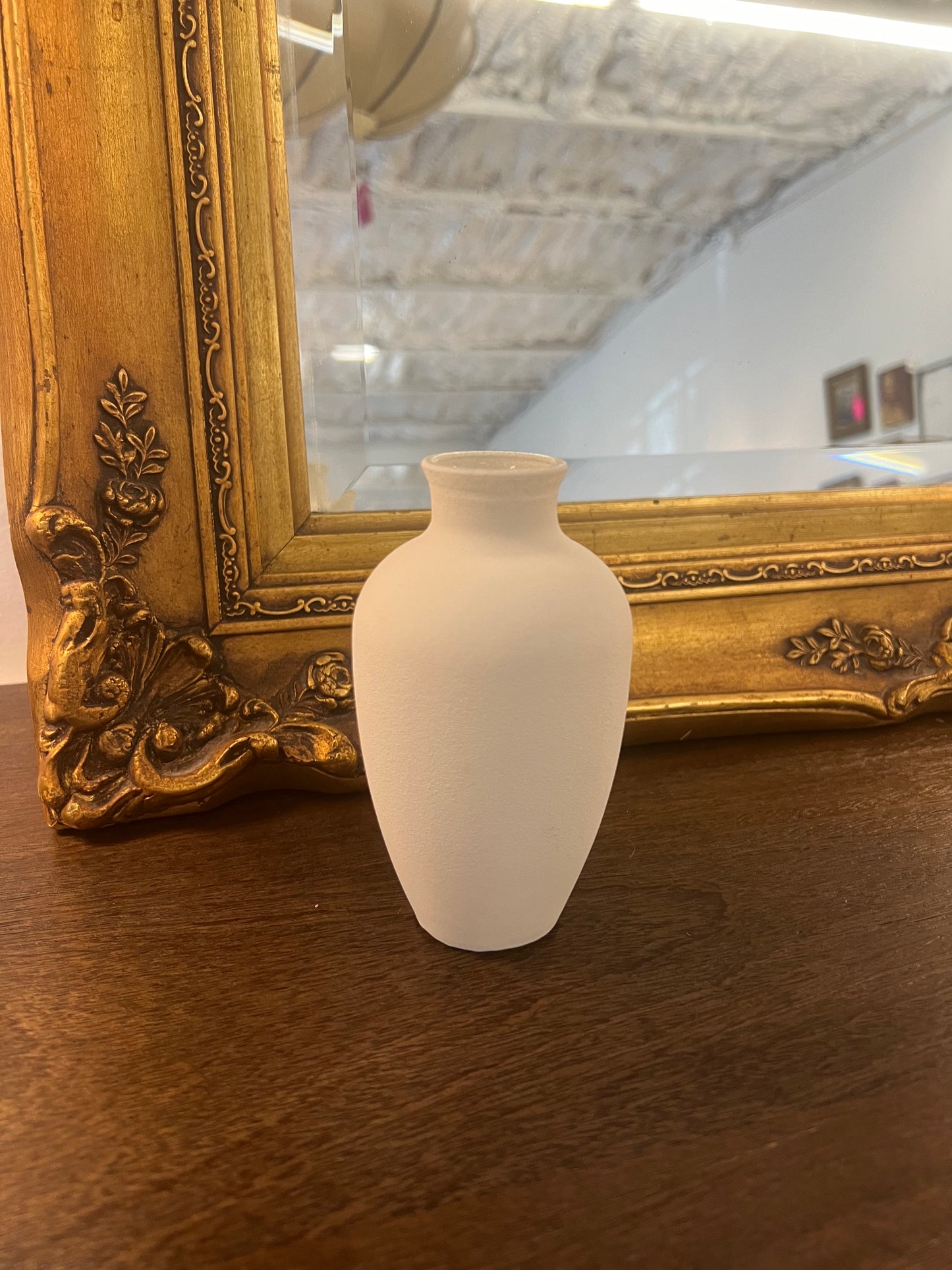 Wee White Vase