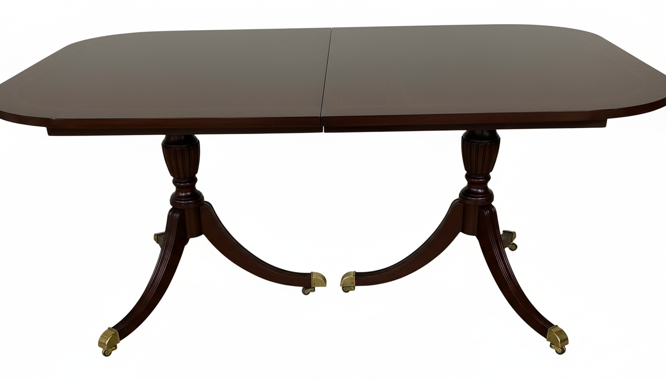 Duncan Phyfe Antique Dining Table 11'2x3'9