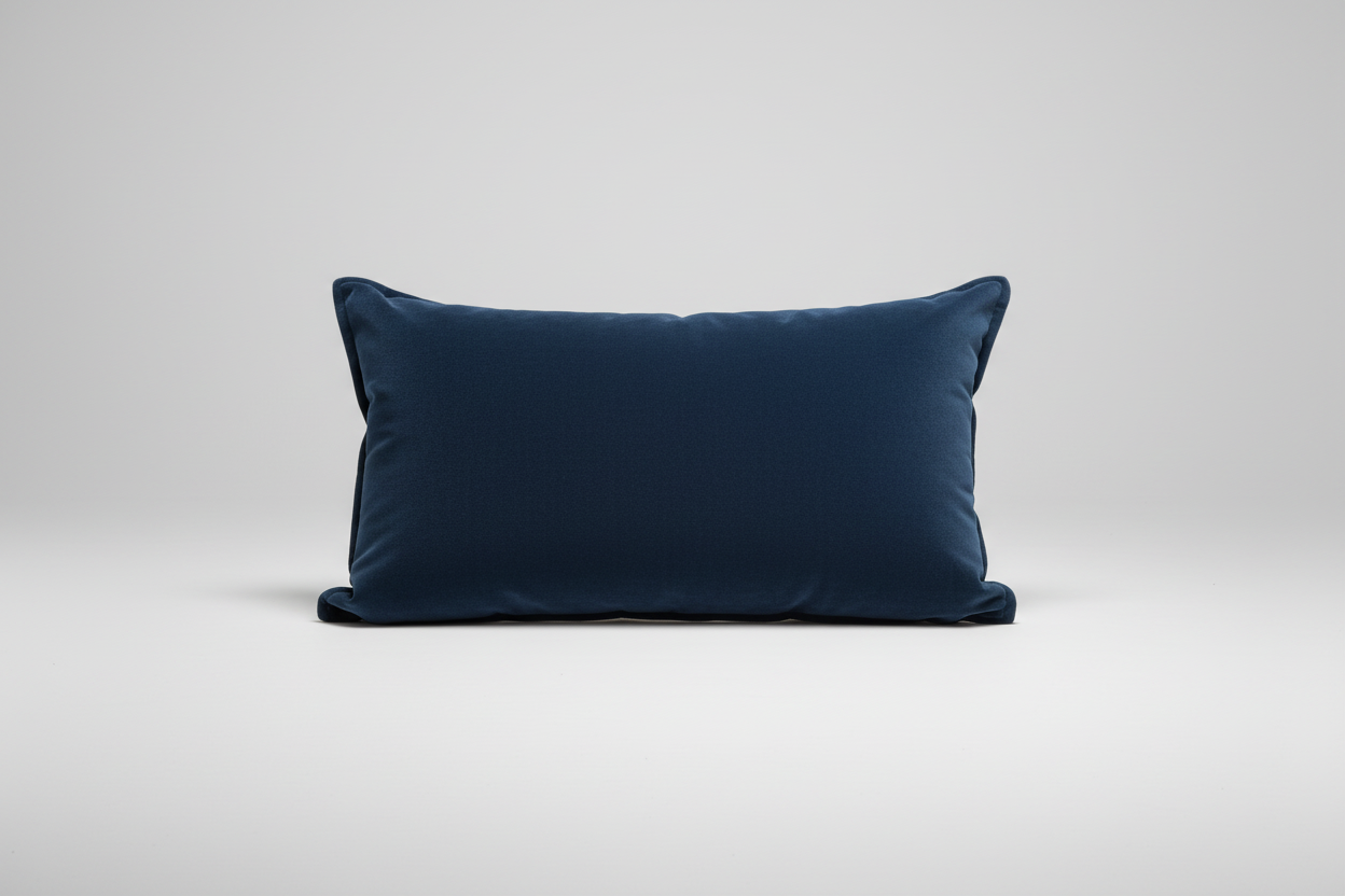 Jenni Navy Lumbar Pillow