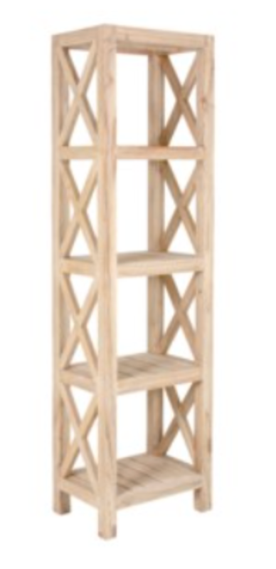 Promenade Tall Bookcase in White Oak