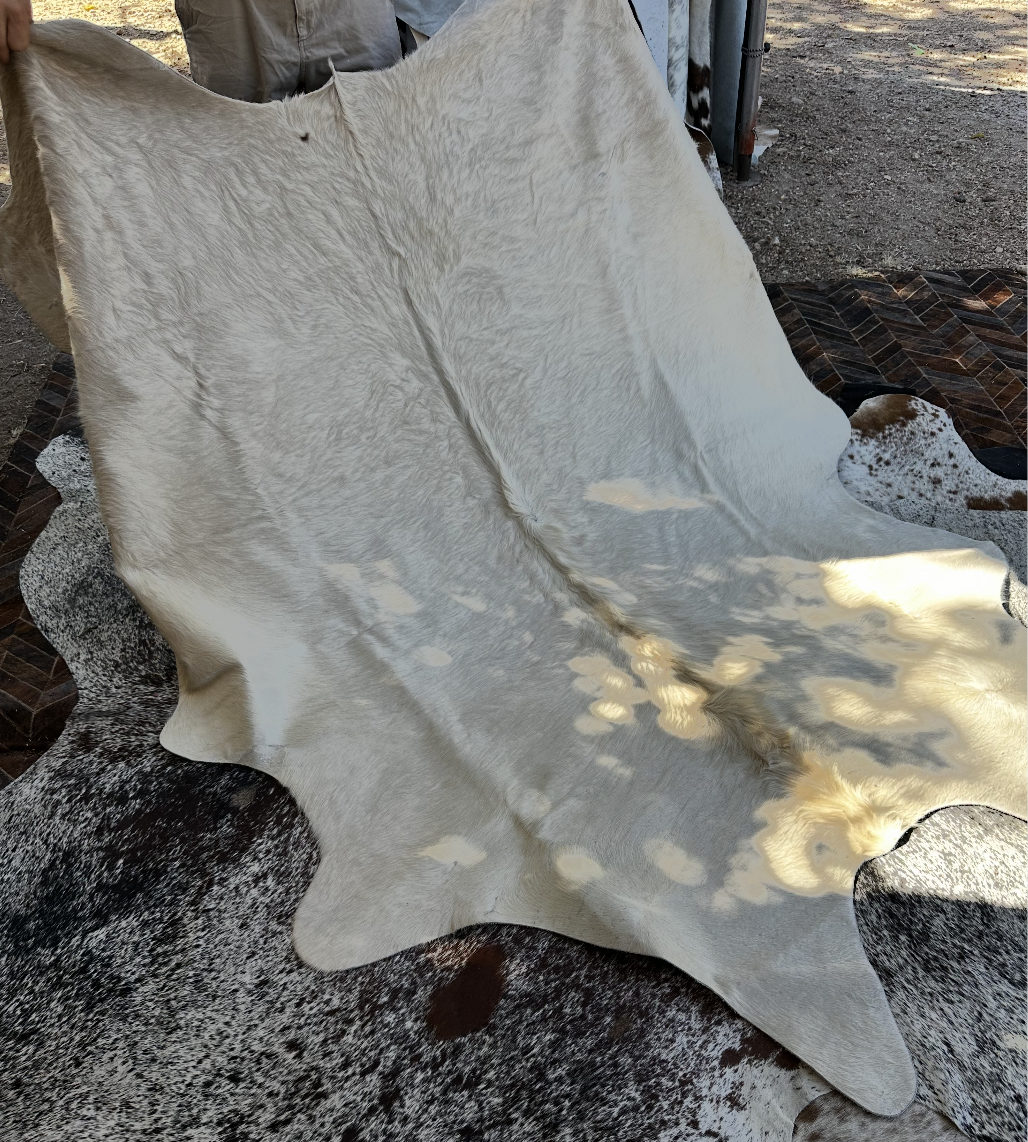 White TW Cowhides