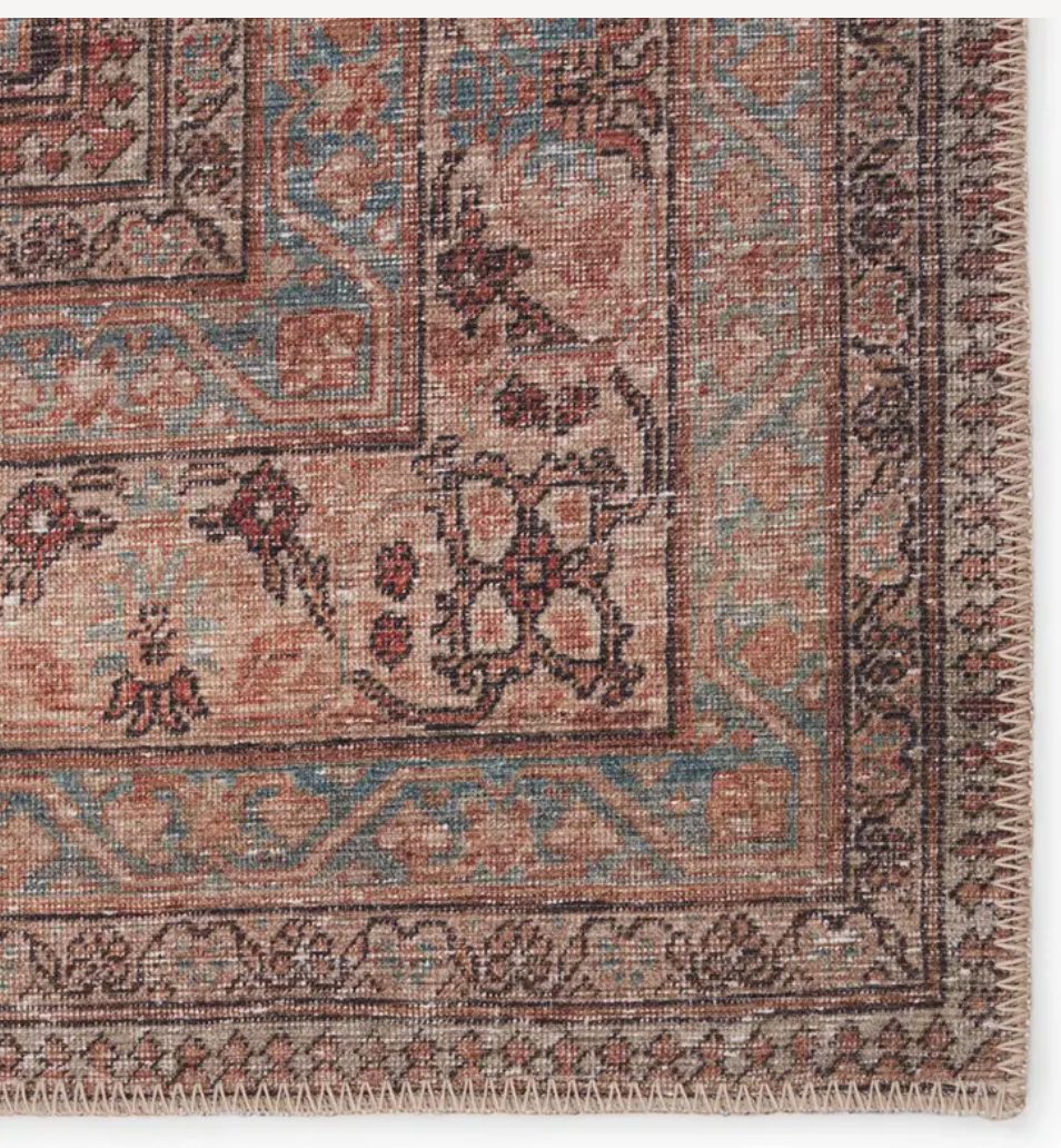 Vacherie Bran Smoke Grey 5X8 Rug HBL08