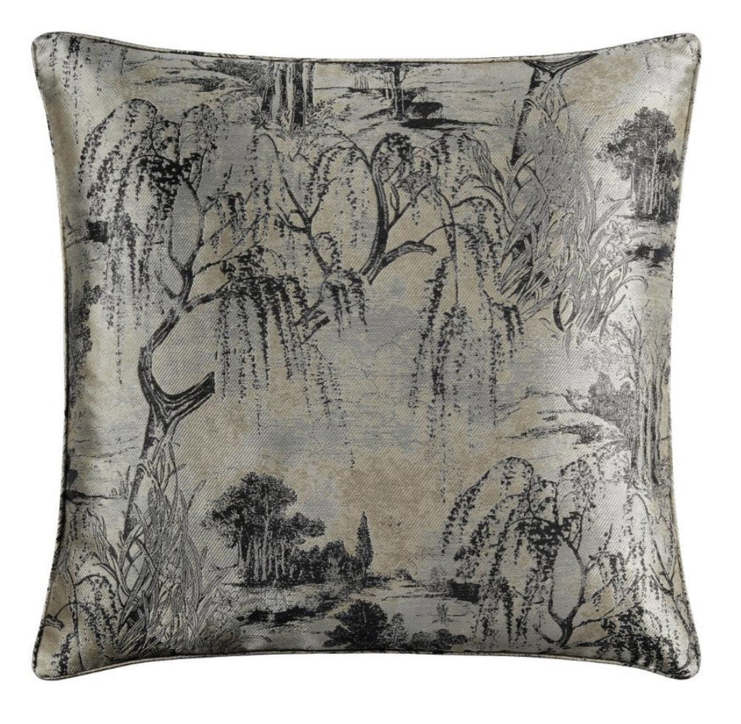 Pastoral Jacquard Euro Sham - Champagne