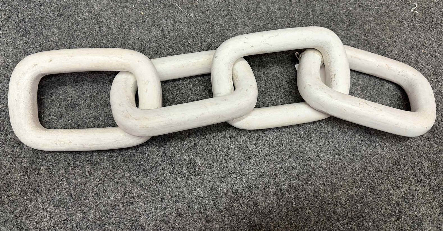 White 4 Link Chain