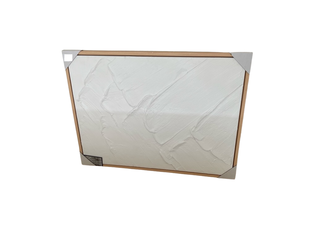 White Textured Large