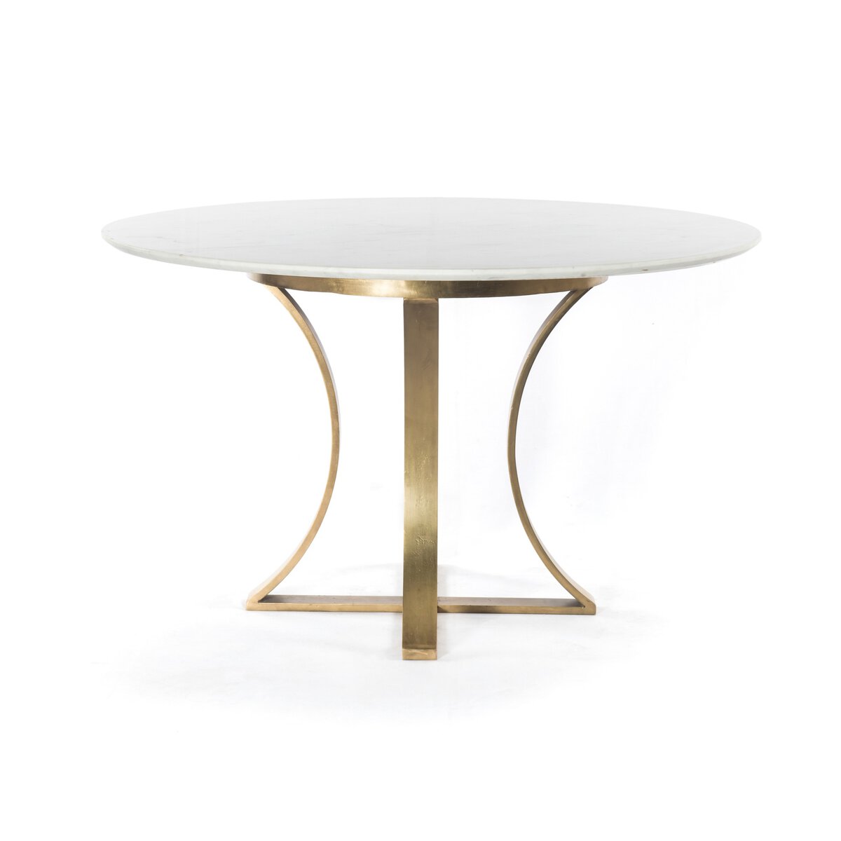 Gage Marble Dining Table with Gold Legs *Stage*