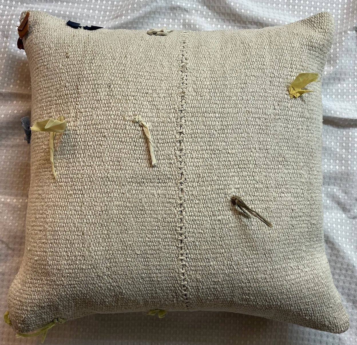 Neutral Hemp with Inclusions Pillow 18x18