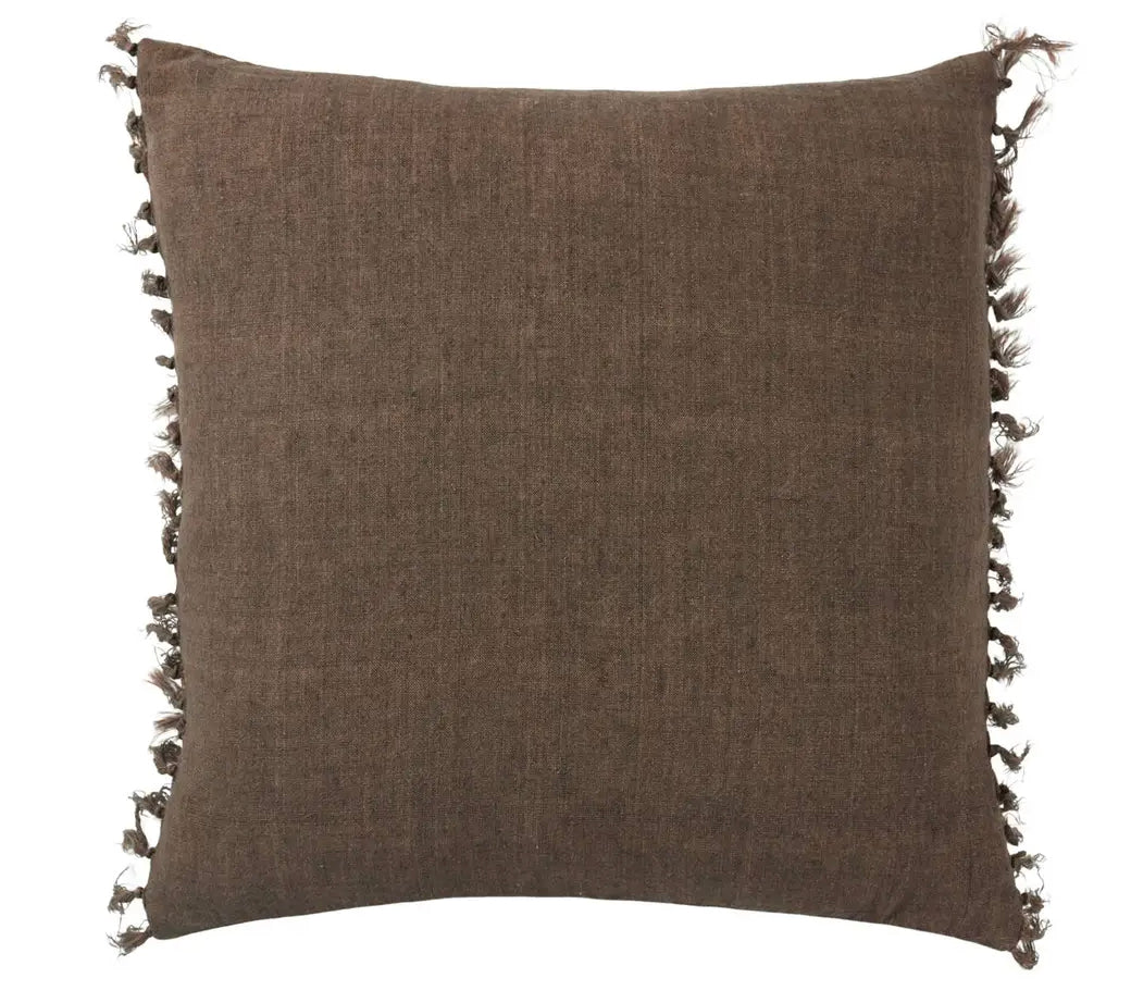Jemina Majere Brown 20" Square Pillow JEM05