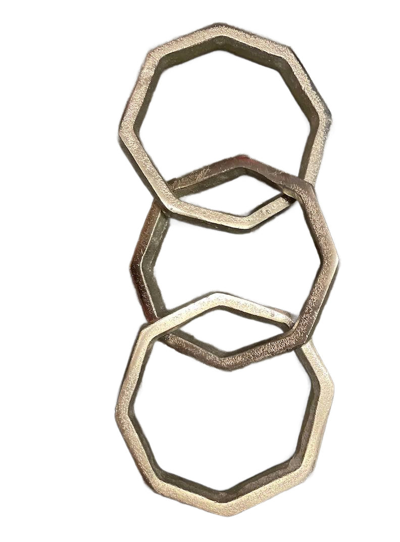 Metal Octagonal 3 Link Chain