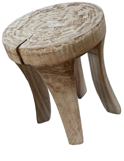 African Riser Stool 4 Legs