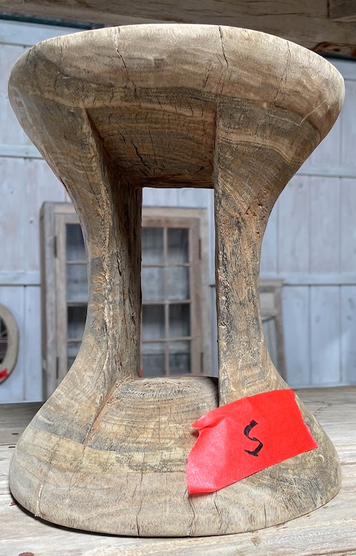 African Riser Stool Hole in Base