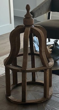 Wood Bird Cage Decor