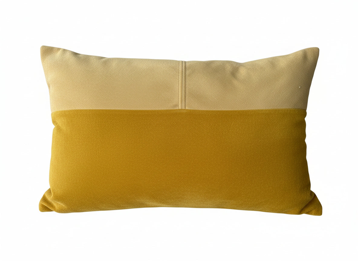 Yellow Lumbar Pillow