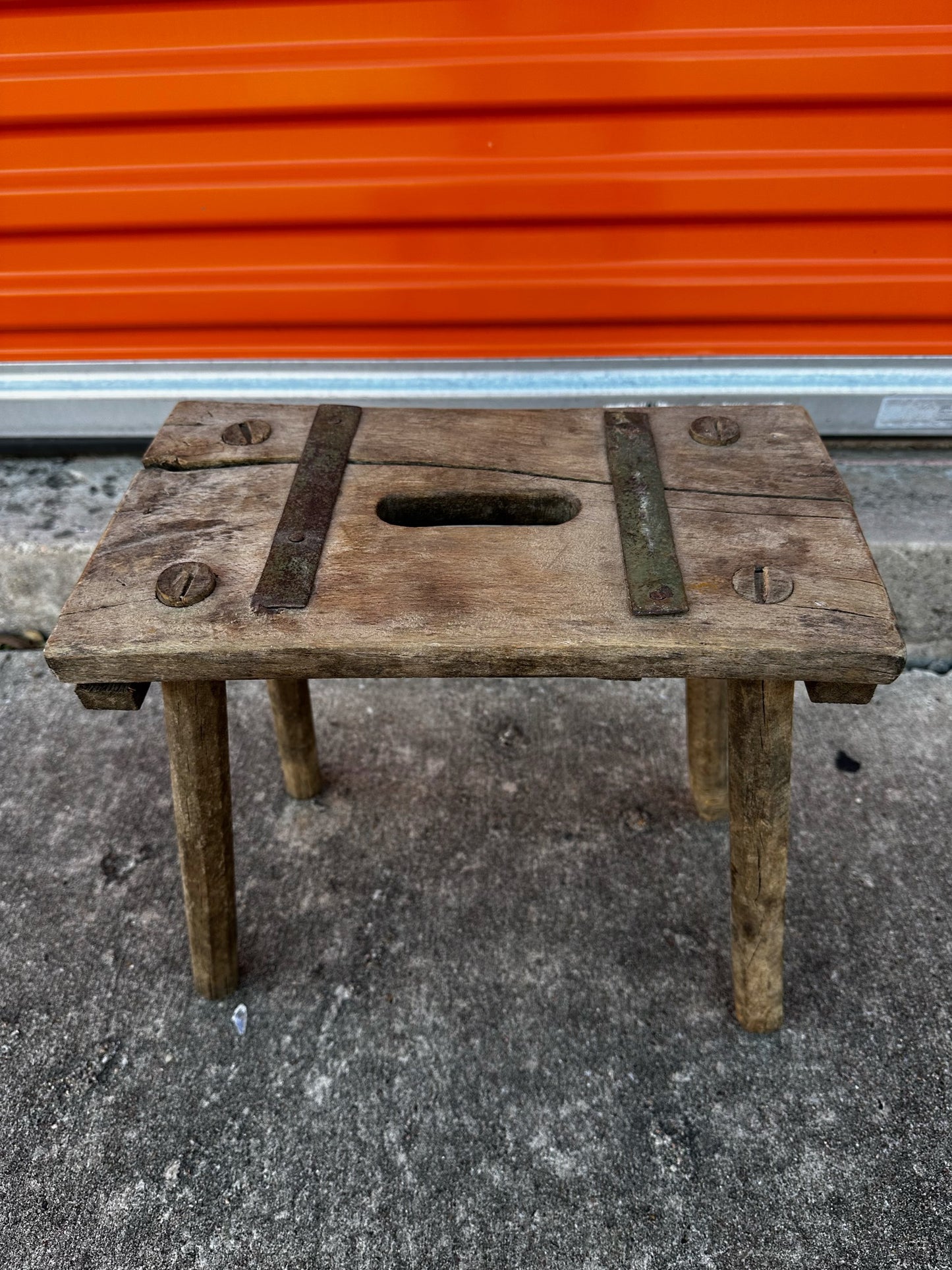 Antique Wood Stool