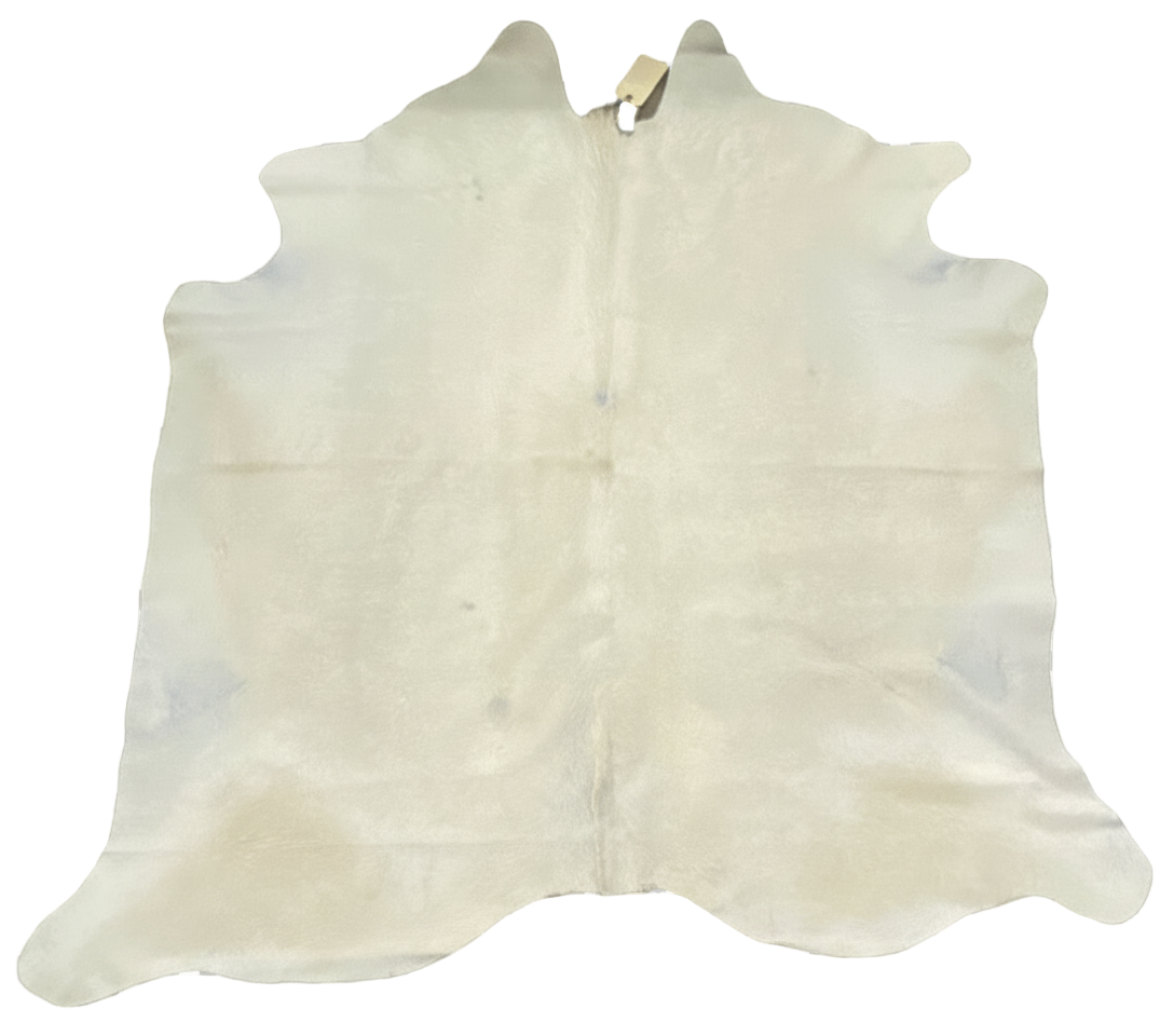 Large Cow Hide Rug White 82"x97"