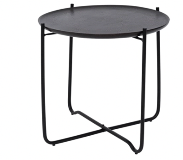 Coffee Table with Serving Tray Fez Shizu Black Small