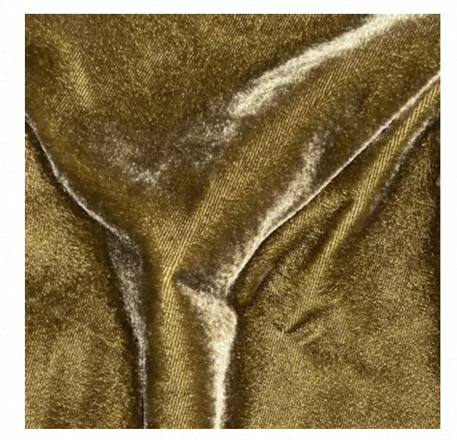 Stella Silk Velvet Quilt Set Queen Green Ochre (Stage)