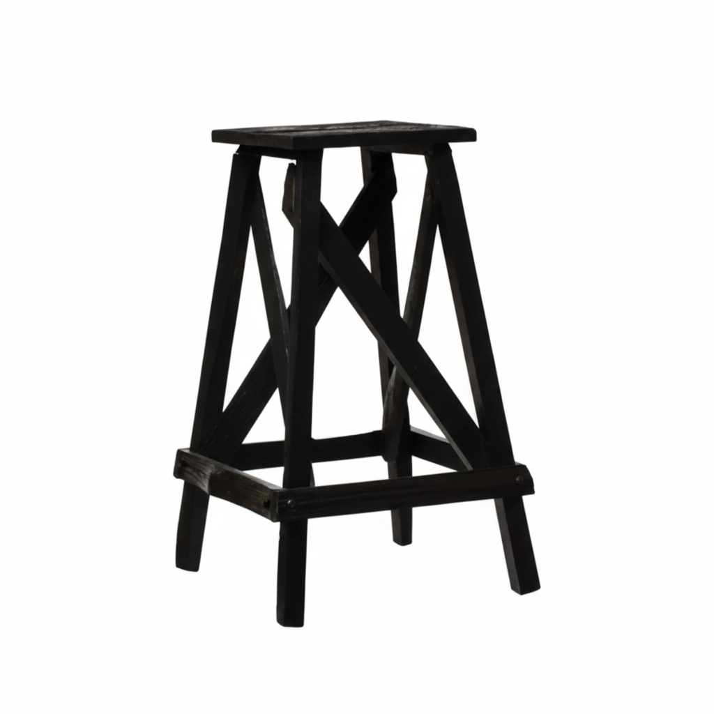 Reclaimed Pine Wood Plant Stand