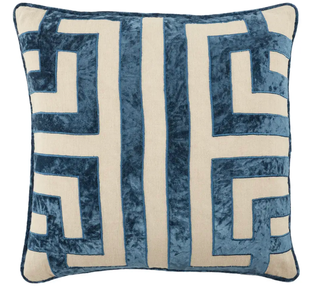 Cosmic Capts Blue Pillow 22x22