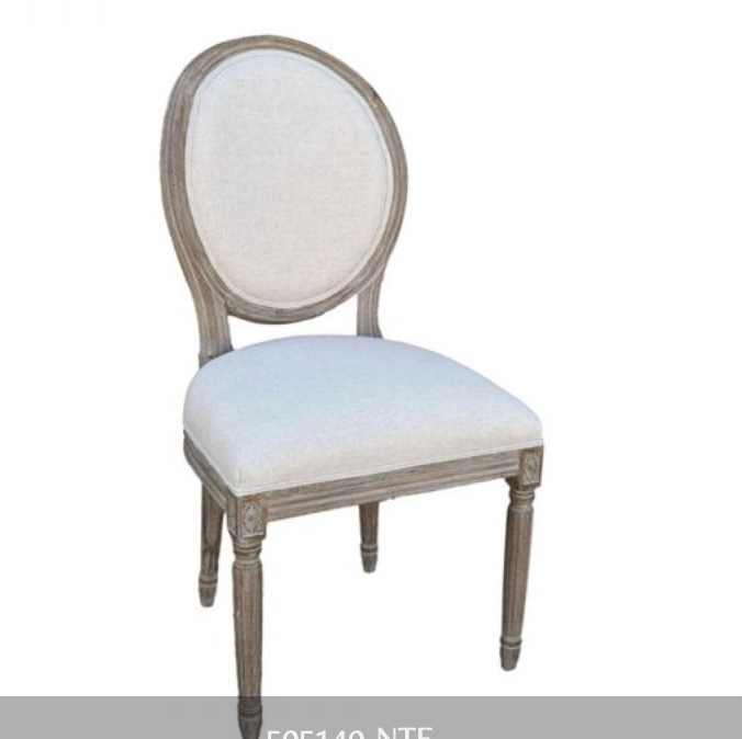 Louis Round Back Side Chair