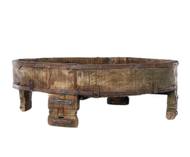 Carved Village Grinding Table *