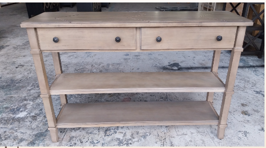 Console Table 2 Drawer With Shelf