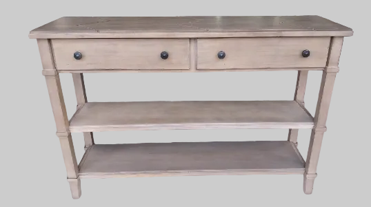Console Table 2 Drawer With Shelf
