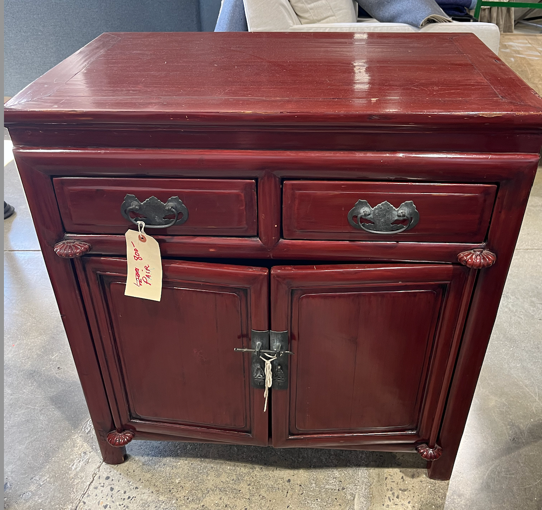 Antique Red Cabinet