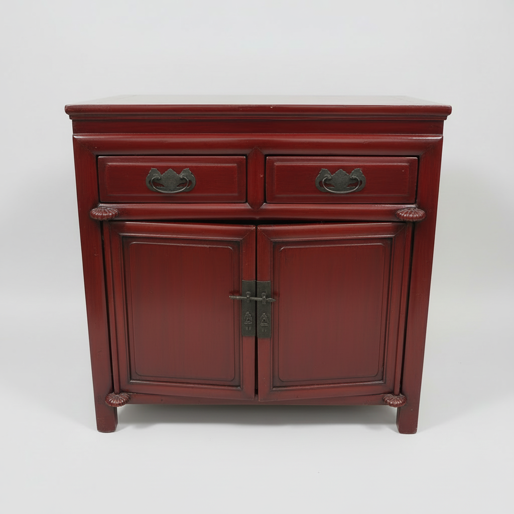 Antique Red Cabinet