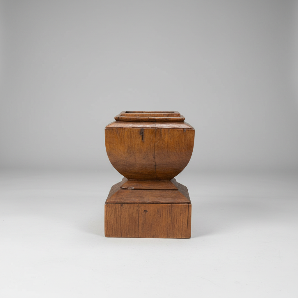 Handcrafted Wooden Pedestal