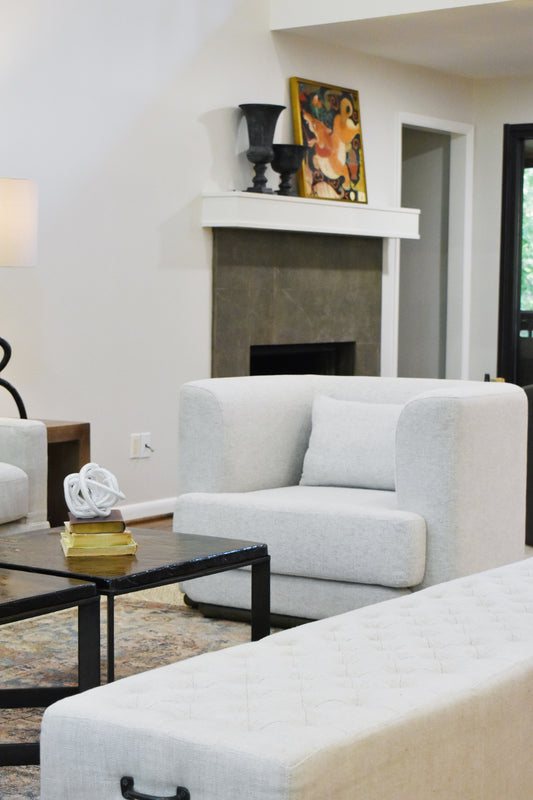 Nayna Armchair 25 - Glacier