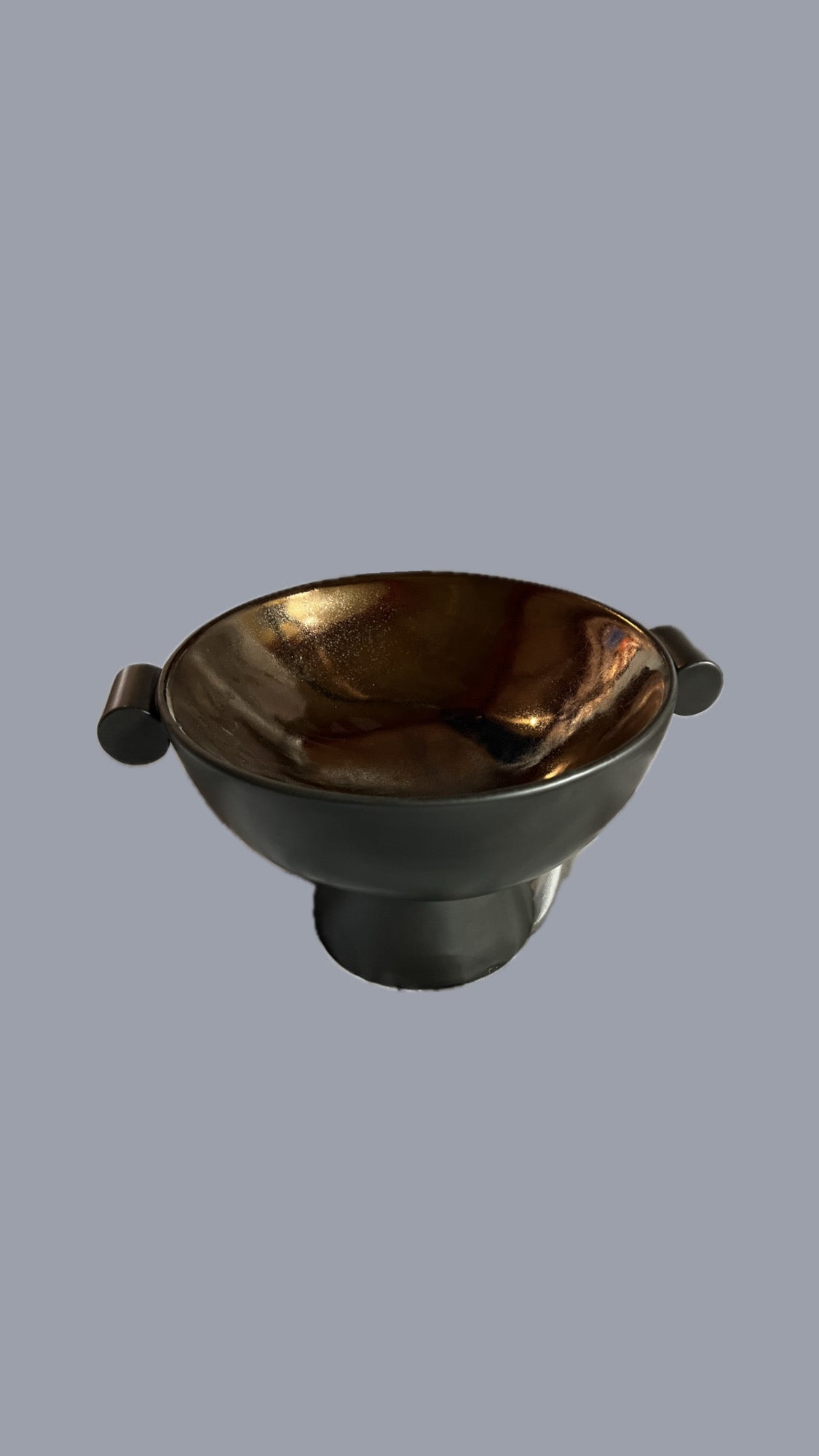 Black Raised Bowl