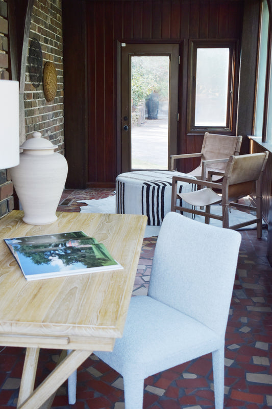 Larry Leg Dining Chair 25 - Glacier