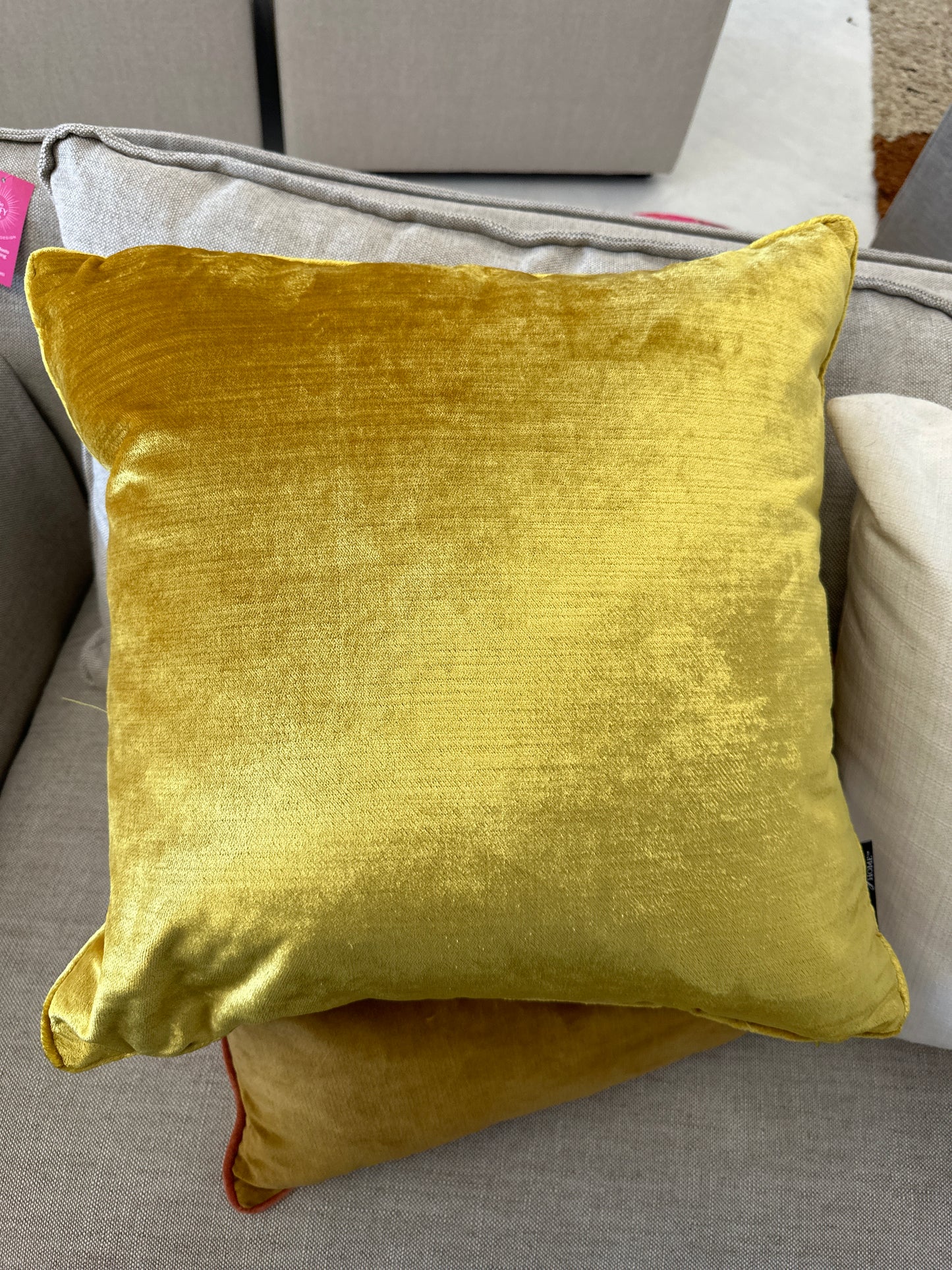 Gold Square Pillow