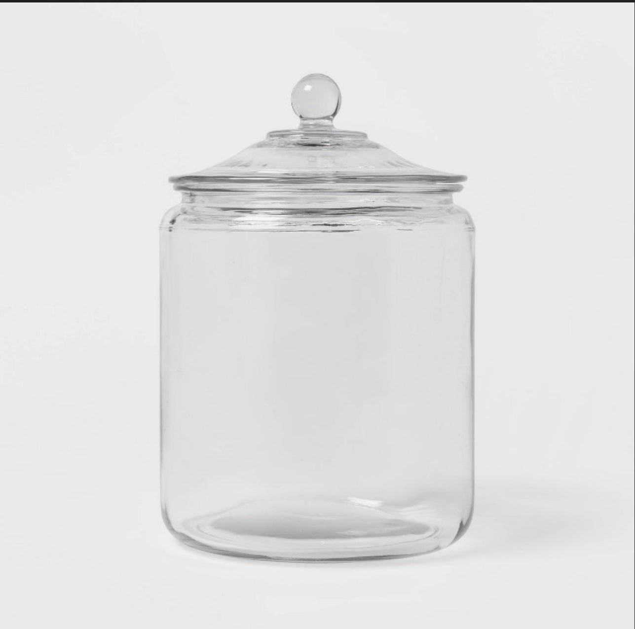 Large Glass Kitchen Jar with Lid