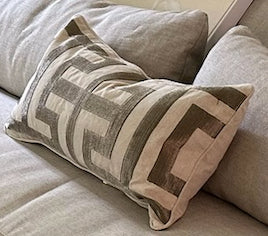 Cosmic Grey Lumbar Pillow