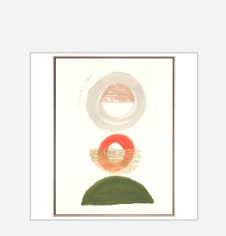 Crescent Lunar I 20x26 Black Frame Art