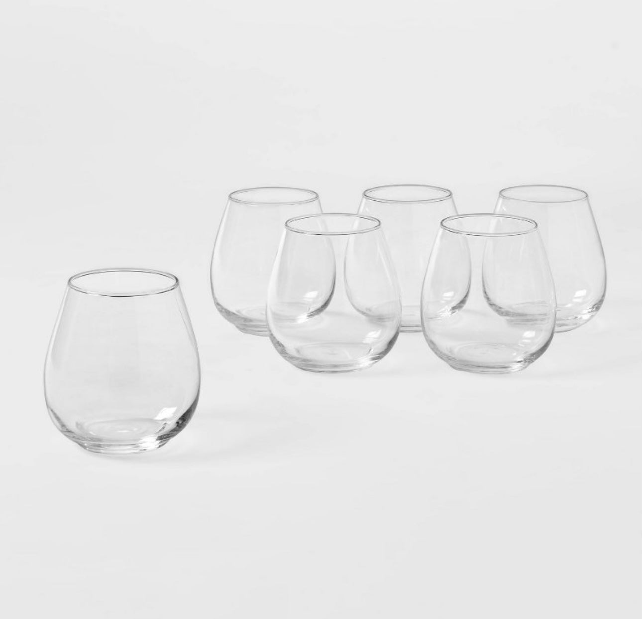 Stemless Wine Glass Stackable