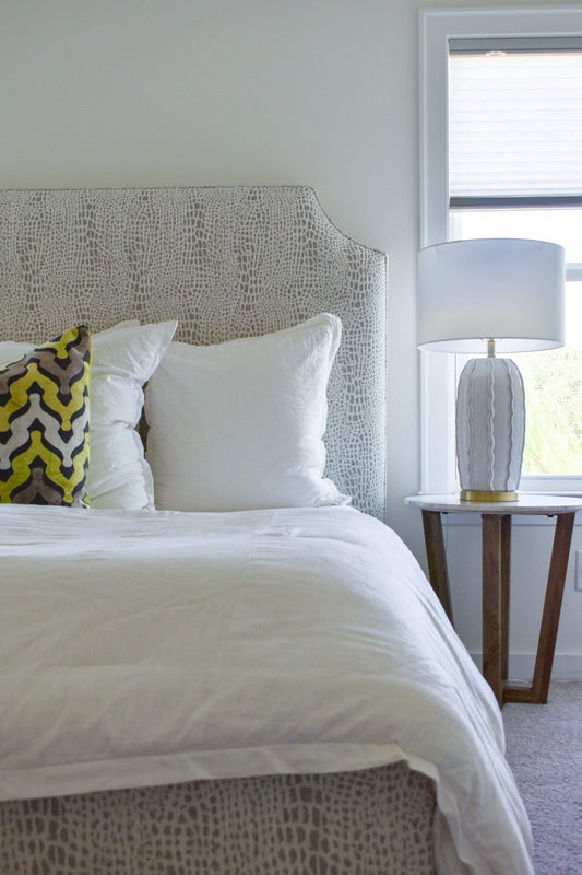 Upholstered King Bed - Darwin Cream