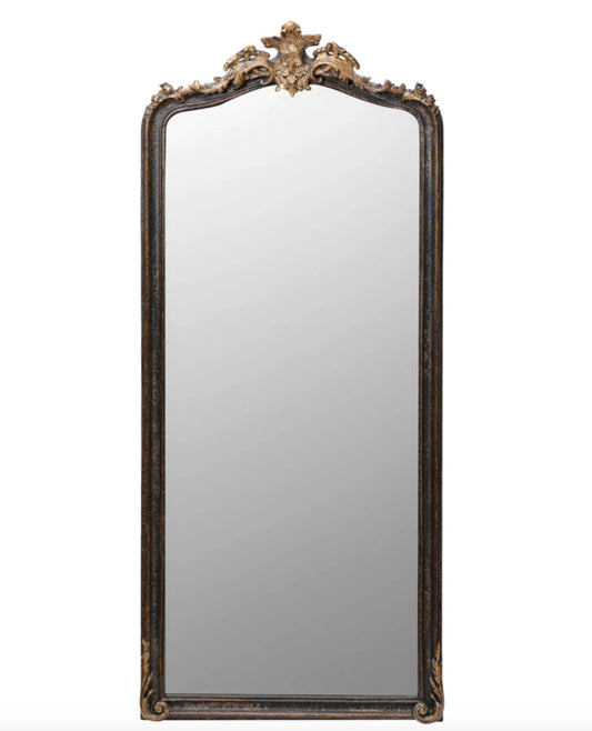 Distressed Framed Wall Mirror