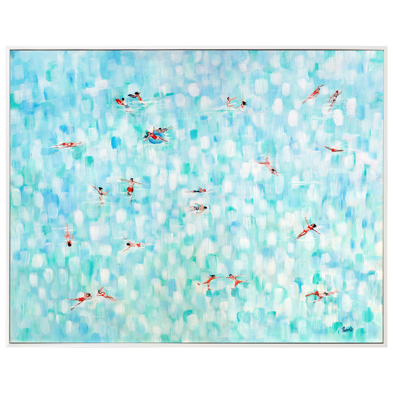 Endless Horizons 30x24 Grey Frame Art