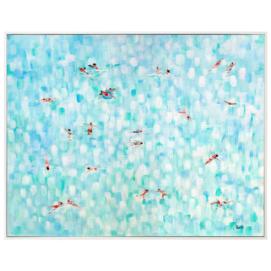 Endless Horizons 30x24 Grey Frame Art