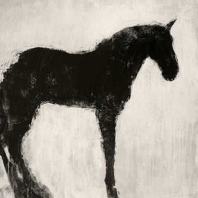 40 × 40 Equine Imprint II Framed Art