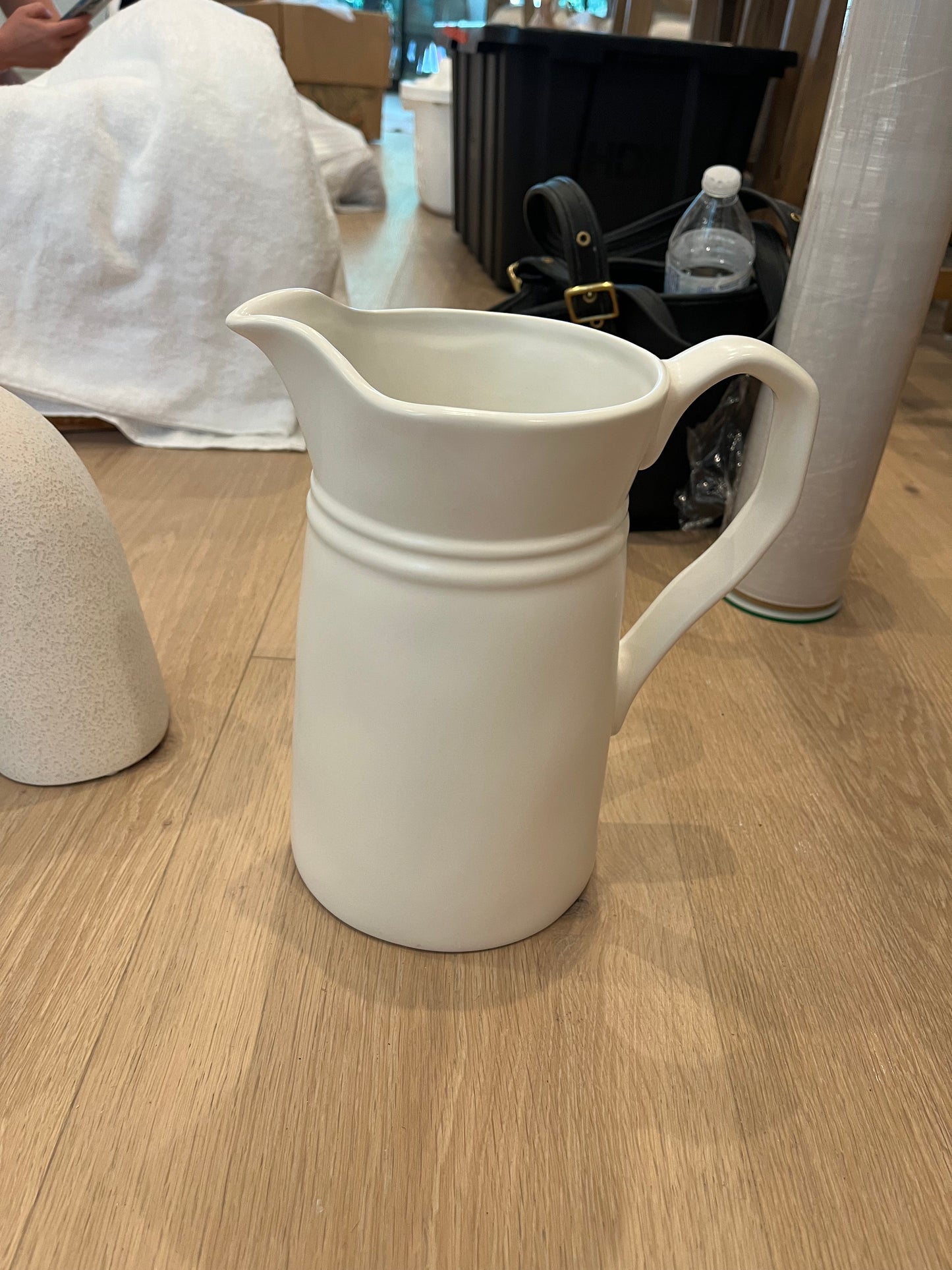Ribbed Pitcher