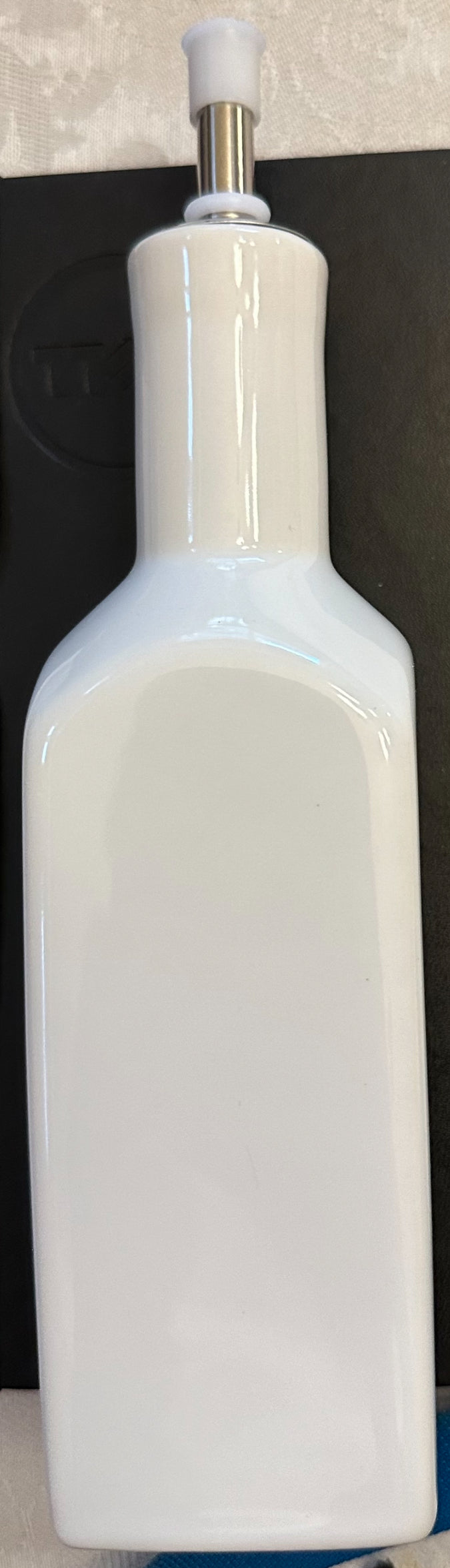 Small White Oil Bottle